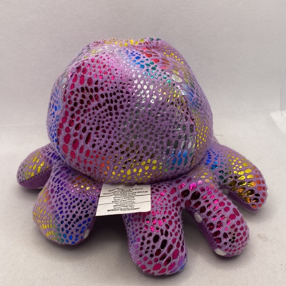 Octopus Plush Reversible Stuffed Animal 7” Toy - Picture 3 of 8